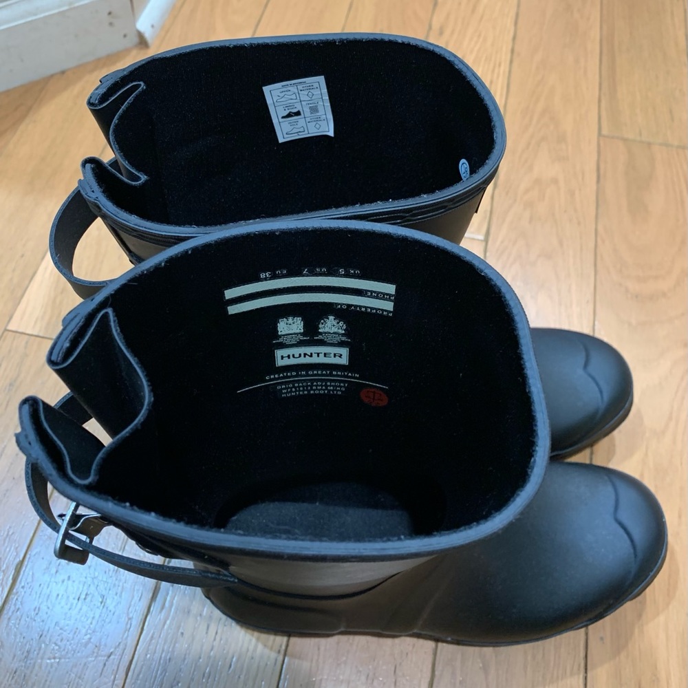 ❌SOLD❌Hunter original short black boots - Picture 5 of 5